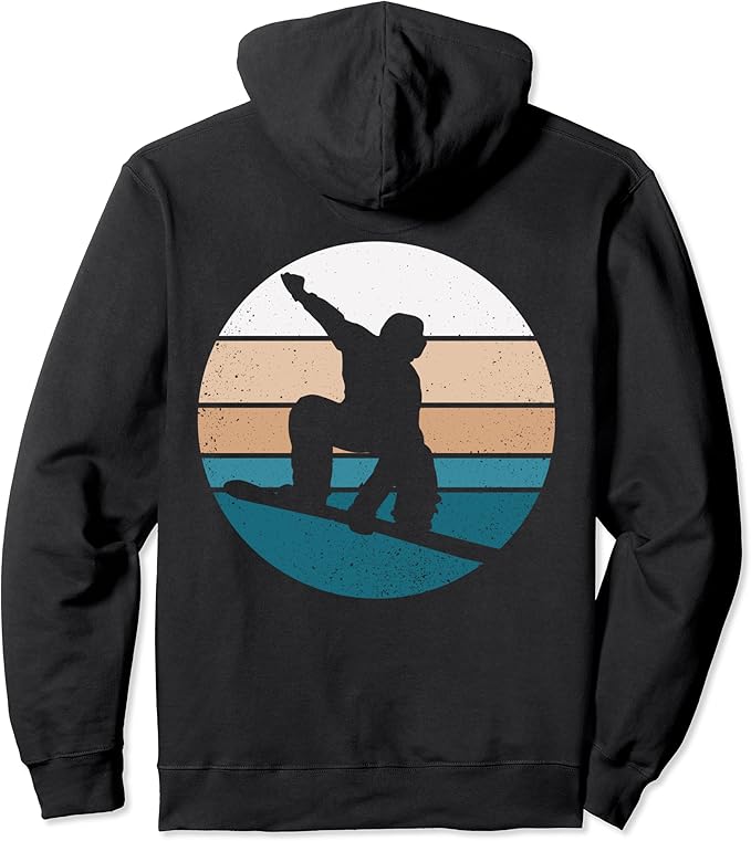 Retro Snowboarding Gifts for Men Boys Snowboard Pullover Hoodie Amazon